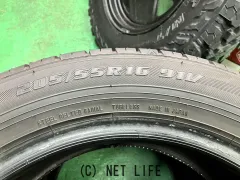 タイヤ 16インチ中古マックスランエフィシア205/55R16 1本9部取付工賃込T28