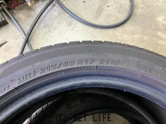 タイヤ 17インチ中古ブリヂストン215/45R17　1本×6部取り付け工賃込T41