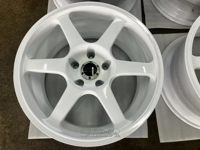 ホイール 17インチリペイント品AVS モデルT6(ホワイト)4本Set J63