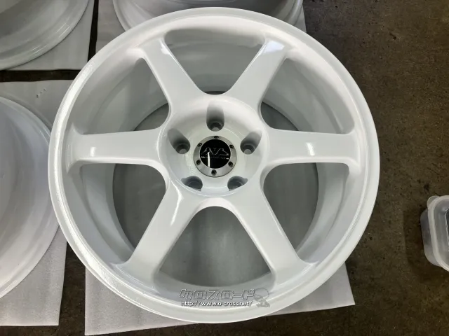 ホイール 17インチリペイント品AVS モデルT6(ホワイト)4本Set J63