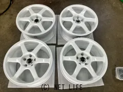 ホイール 17インチリペイント品AVS　モデルT6(ホワイト)4本Set　J63
