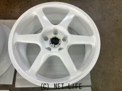 ホイール 17インチリペイント品AVS モデルT6(ホワイト)4本Set J63