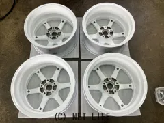 ホイール 17インチリペイント品AVS　モデルT6(ホワイト)4本Set　J63