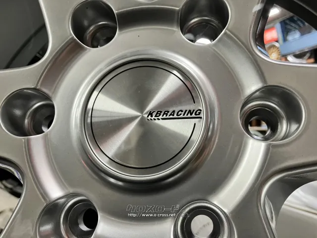 ホイール・タイヤ 特価1SET 18インチ未使用KBレーシング(チタンカラー)4本 新品タイヤ付