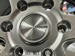 ホイール・タイヤ 特価1SET　18インチ未使用KBレーシング（チタンカラー）4本　新品タイヤ付