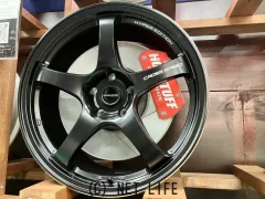 ホイール・タイヤ 18インチ新品クロススピードCR5(ブラック)4本Set新品タイヤ付