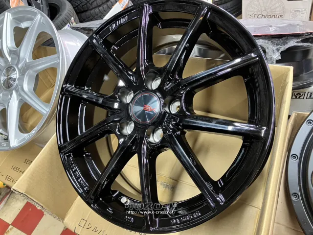 ホイール・タイヤ 15インチ新品ザインEK(ブラック)4本Set新品タイヤ付
