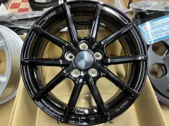 ホイール・タイヤ 15インチ新品ザインEK（ブラック）4本Set新品タイヤ付
