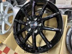ホイール・タイヤ 15インチ新品ザインEK（ブラック）4本Set新品タイヤ付