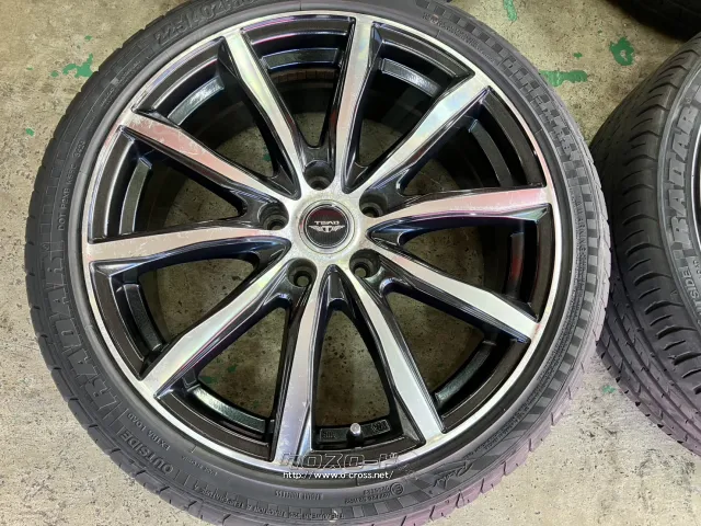 ホイール・タイヤ 18インチ中古WEDS テッド スイング 4本Set中古タイヤ付J82