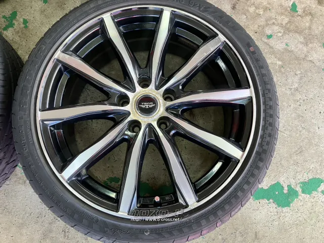 ホイール・タイヤ 18インチ中古WEDS テッド スイング 4本Set中古タイヤ付J82
