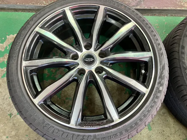 ホイール・タイヤ 18インチ中古WEDS テッド スイング 4本Set中古タイヤ付J82