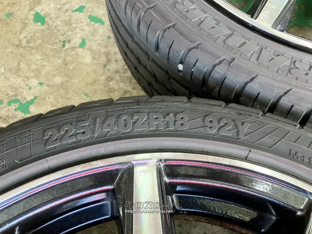 ホイール・タイヤ 18インチ中古WEDS テッド スイング 4本Set中古タイヤ付J82