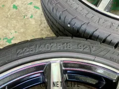 ホイール・タイヤ 18インチ中古WEDS テッド スイング 4本Set中古タイヤ付J82