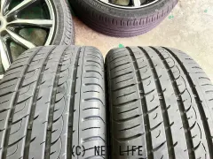 ホイール・タイヤ 18インチ中古WEDS　テッド　スイング　4本Set中古タイヤ付J82