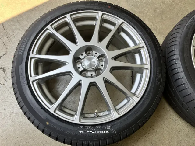 ホイール・タイヤ 17インチ中古KYOHO プレディクト 4本Setバリ溝中古タイヤ付 J83