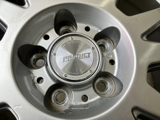 ホイール・タイヤ 17インチ中古KYOHO プレディクト 4本Setバリ溝中古タイヤ付 J83