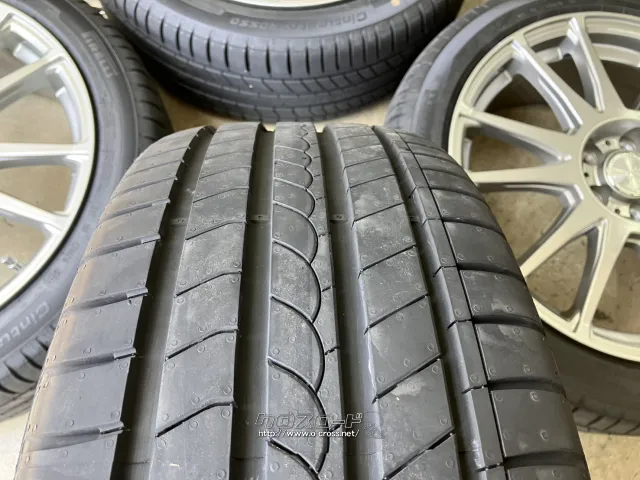 ホイール・タイヤ 17インチ中古KYOHO プレディクト 4本Setバリ溝中古タイヤ付 J83