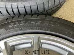ホイール・タイヤ 17インチ中古KYOHO プレディクト 4本Setバリ溝中古タイヤ付 J83