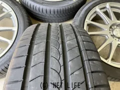 ホイール・タイヤ 17インチ中古KYOHO　プレディクト　4本Setバリ溝中古タイヤ付　J83