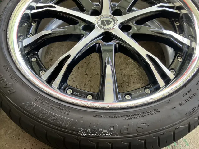 ホイール・タイヤ 19インチ中古WORKシュヴァートSC4 4本Set中古タイヤ付J80