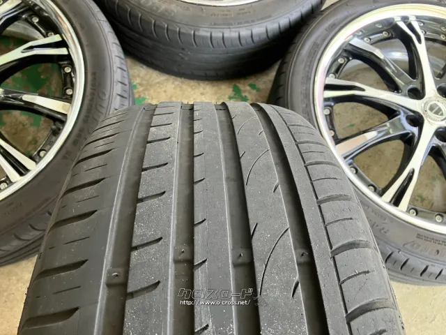 ホイール・タイヤ 19インチ中古WORKシュヴァートSC4 4本Set中古タイヤ付J80