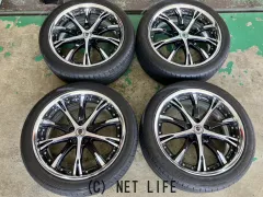 ホイール・タイヤ 19インチ中古WORKシュヴァートSC4 4本Set中古タイヤ付J80