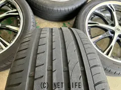 ホイール・タイヤ 19インチ中古WORKシュヴァートSC4 4本Set中古タイヤ付J80
