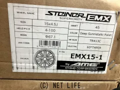 ホイール・タイヤ 15インチ新品KYOHO　シュタイナーEMX　４本Set新品タイヤ付