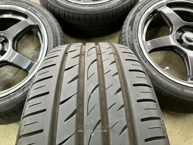 ホイール・タイヤ 17インチ美品F-Direction WS5 4本Setバリ溝タイヤ付 J65