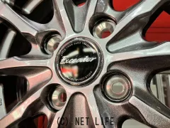 ホイール・タイヤ 14インチ新品エクシーダE08(ダークシルバー)4本Setヨコハマタイヤ付