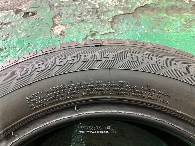 タイヤ 14インチ中古レーダー175/65R14 1本×8部取り付け工賃込T39