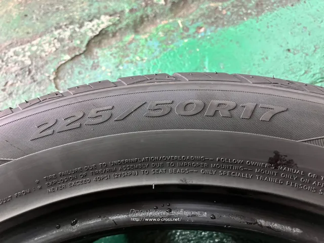 タイヤ 17インチ中古ラウフェン225/50R17 1本×7部取り付け工賃込T39
