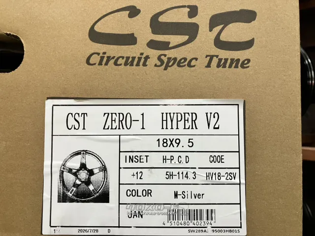 ホイール 18インチ新品CST ZERO-1 HYPER V2(シルバー)4本Set