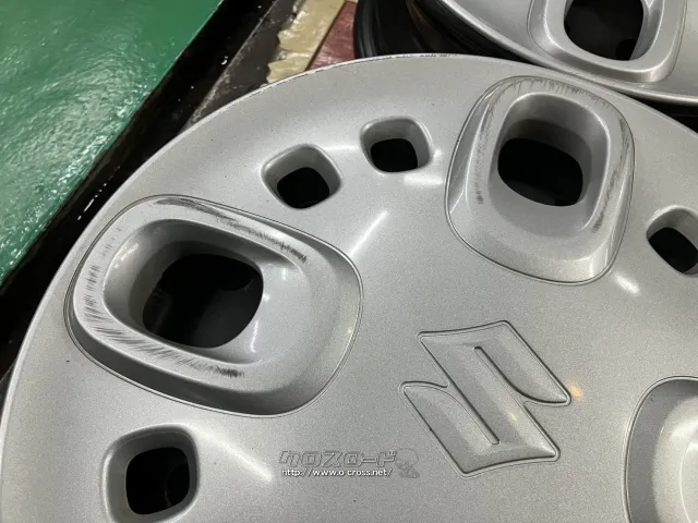 ホイール 14インチ中古スズキスペーシア純正スチール4本set K32
