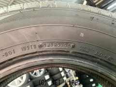 タイヤ 15インチ未使用に近いダンロップ175/80R15 4本取り付け工賃込T18