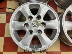 ホイール 15インチ中古トヨタハイエース200系 純正アルミ4本Set J44