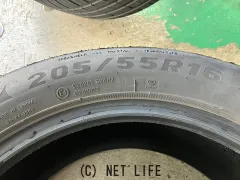 タイヤ 16インチ中古ミネルバ205/55R16　1本×8部取り付け工賃込T62