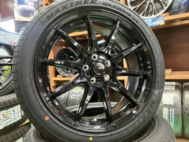 ホイール・タイヤ 17インチ新品GスピードG05 4本Set新品タイヤ付