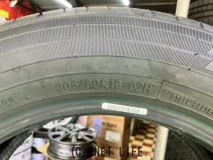 タイヤ 16インチ新車外しTOYOプロクセスJ68　205/60R164本取付込T62