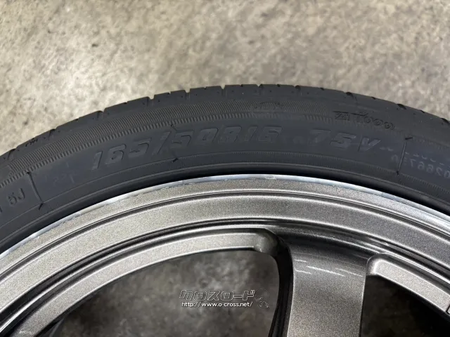 ホイール・タイヤ 16インチ中古クロススピードCR5 中古タイヤ165/50R164本セットk61