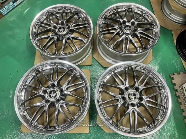 ホイール 17インチ中古Wedsクレンツェ ブォルフェス(SMB)4本set J70