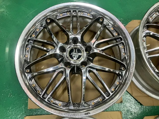 ホイール 17インチ中古Wedsクレンツェ ブォルフェス(SMB)4本set J70