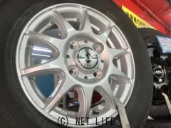 ホイール・タイヤ 12インチWEDSシークレットHG（シルバー）４本Set新品タイヤ付