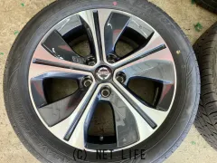 ホイール・タイヤ 17インチ新車外し日産リーフ純正アルミ4本Setバリ溝タイヤ付J32