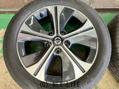 ホイール・タイヤ 17インチ新車外し日産リーフ純正アルミ4本Setバリ溝タイヤ付J32
