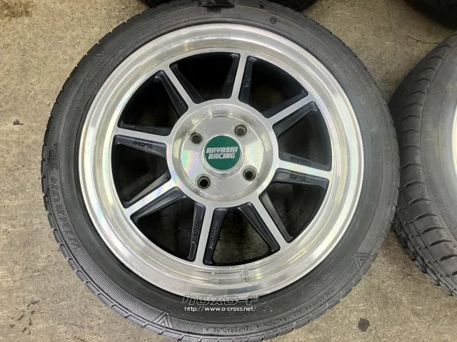 ホイール・タイヤ 15インチ中古ハヤシストリートSTF 4本Set中古タイヤ付 K62