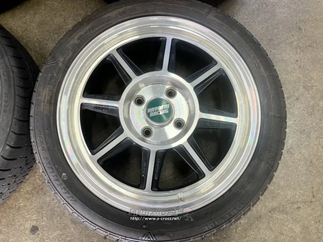 ホイール・タイヤ 15インチ中古ハヤシストリートSTF 4本Set中古タイヤ付 K62