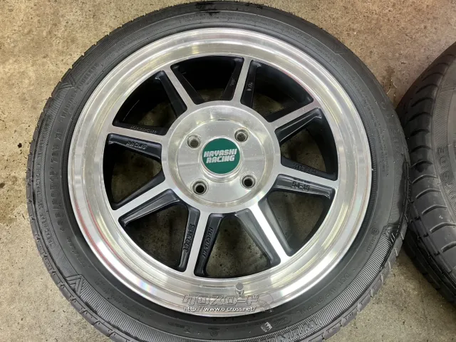 ホイール・タイヤ 15インチ中古ハヤシストリートSTF 4本Set中古タイヤ付 K62