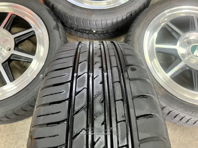 ホイール・タイヤ 15インチ中古ハヤシストリートSTF 4本Set中古タイヤ付 K62